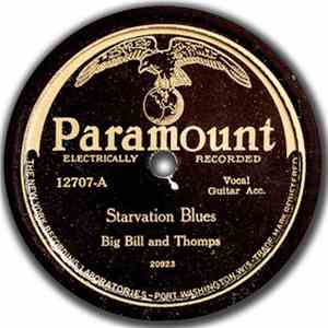 Big Bill And Thomps - Starvation Blues / Down In The Basement Blues download free