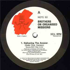 Brothers On Organised Missions - Delivering Tha Answer download free