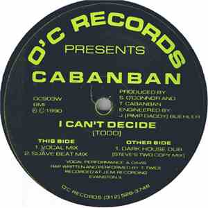 Cabanban - I Can't Decide download free