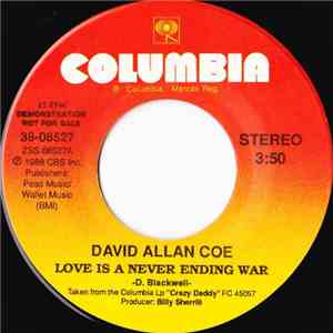 David Allan Coe - Love Is A Never Ending War download free
