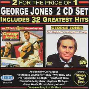George Jones  - 2 For The Price Of 1 George Jones Double Pak Includes 32 Greatest Hits download free