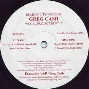 Greg Cash - Vocal Project EP Pt. 2 download free