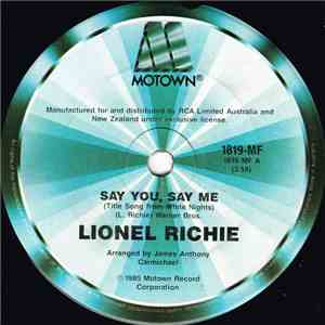 Lionel Richie - Say You, Say Me download free