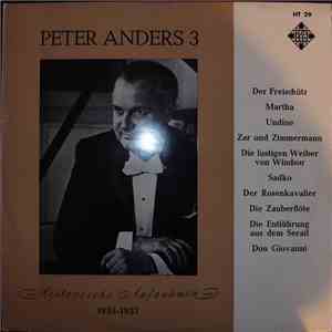 Peter Anders  - Oper III download free