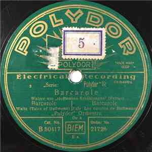 „Polydor“ Orchestra - Barcarole / Gold Und Silber download free