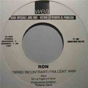 Ron  / Paolo Vallesi - Vorrei Incontrarti Fra Cent' Anni / Non Andare Via download free